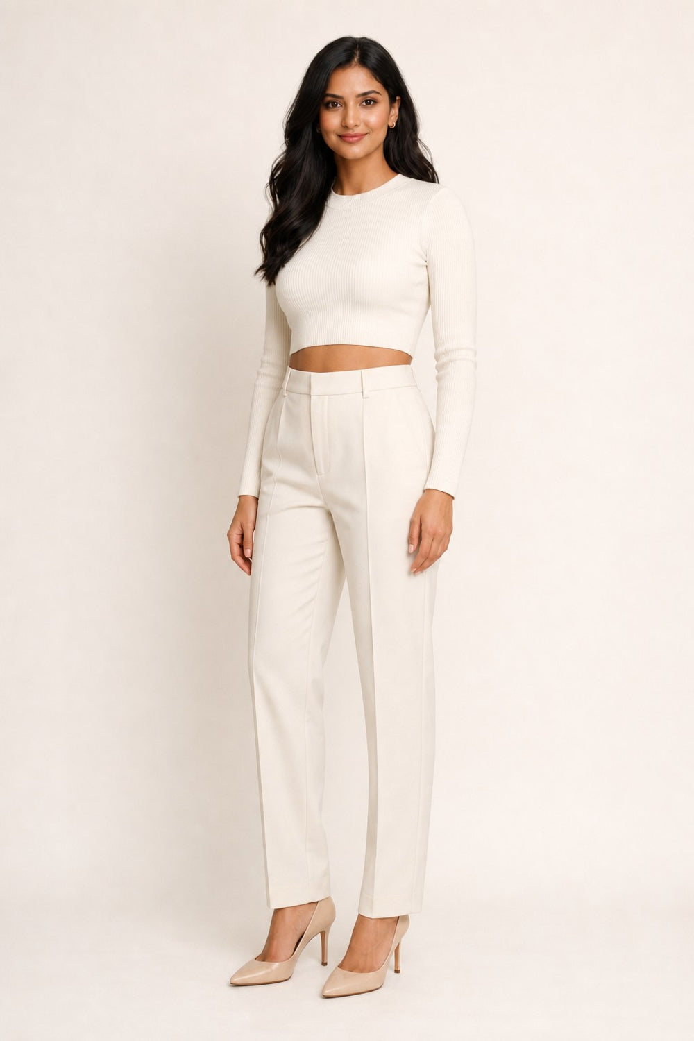 Mintrove AI supplemental | seamless-ribbed-crop-top | three-quarter-left | cf10ddd8df97