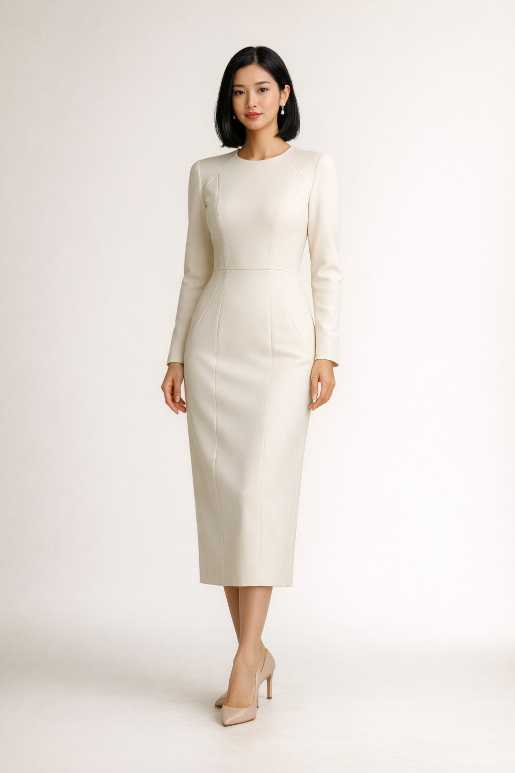 Cutout Bodycon Midi Dress