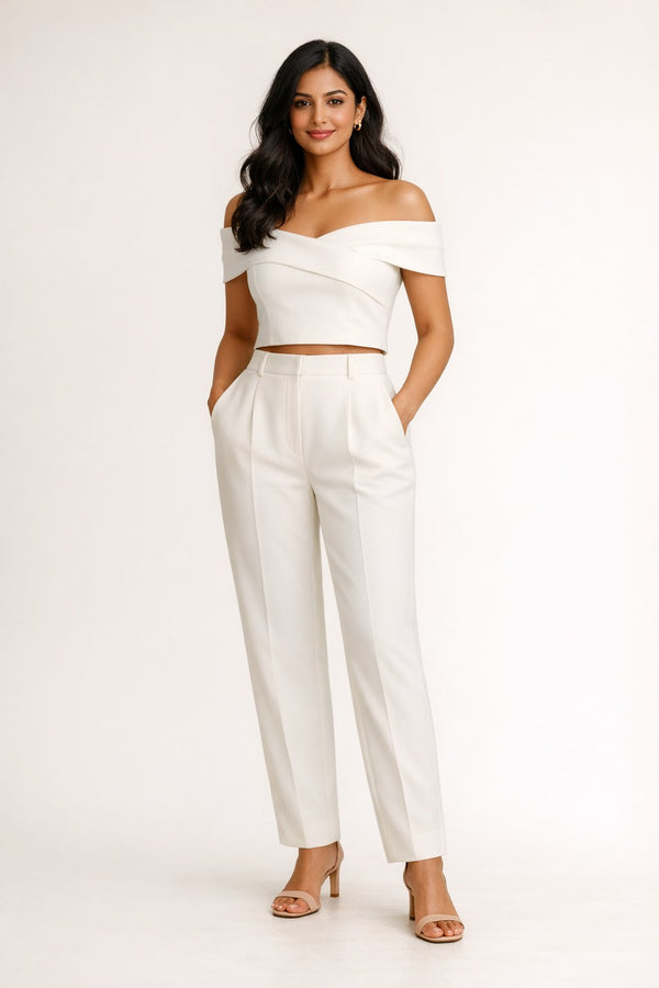 Off-Shoulder Crop Top