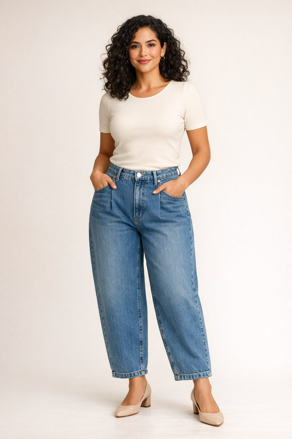 Relaxed Barrel Jeans