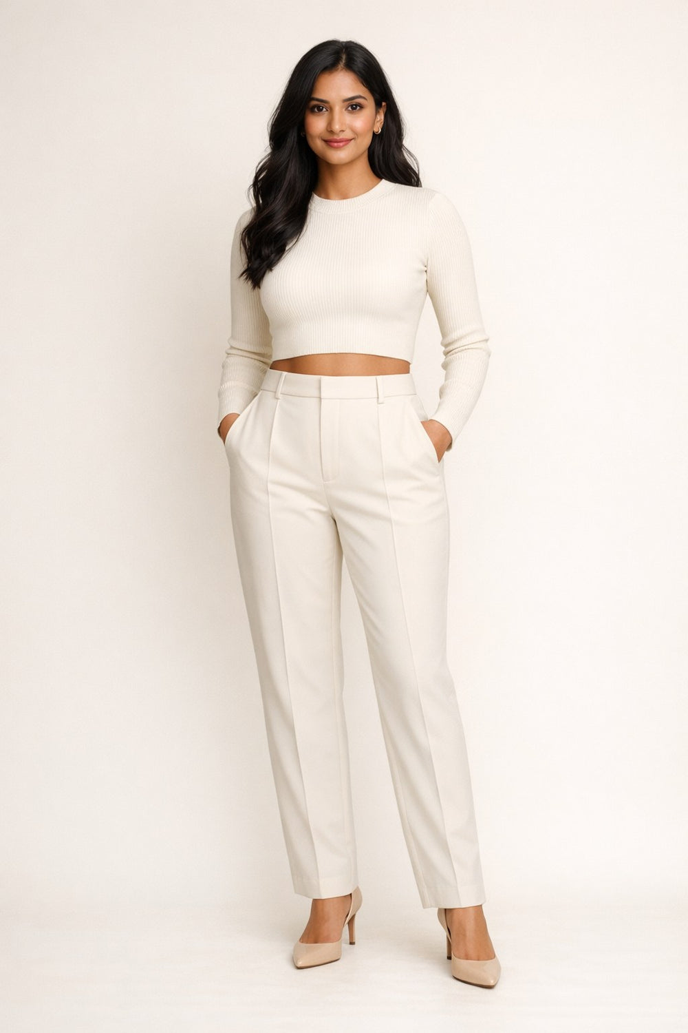 Seamless Ribbed Crop Top