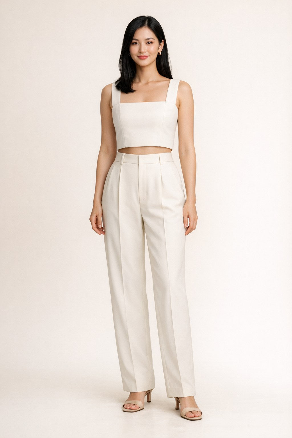 Square-Neck Crop Top