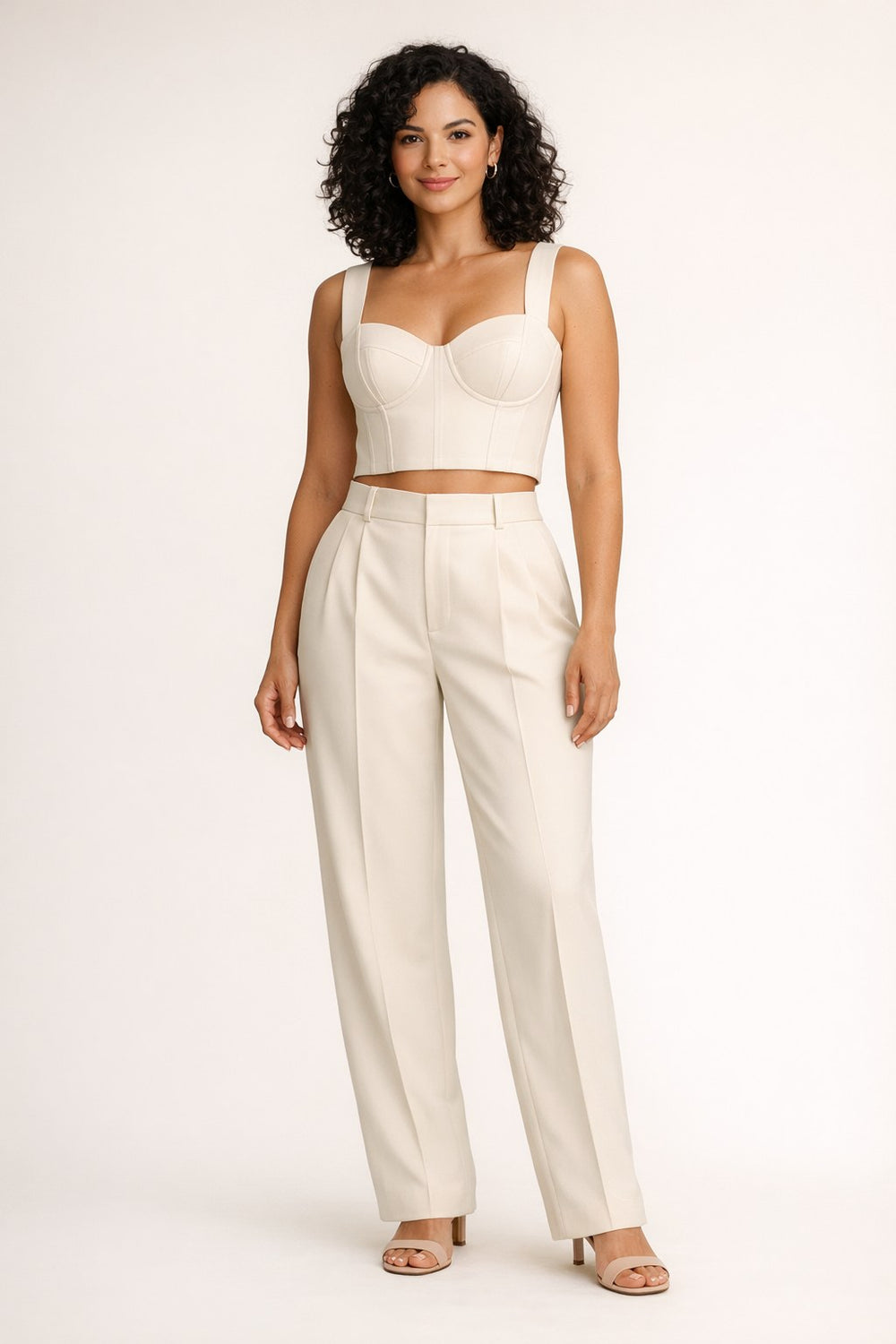 Structured Corset Crop Top